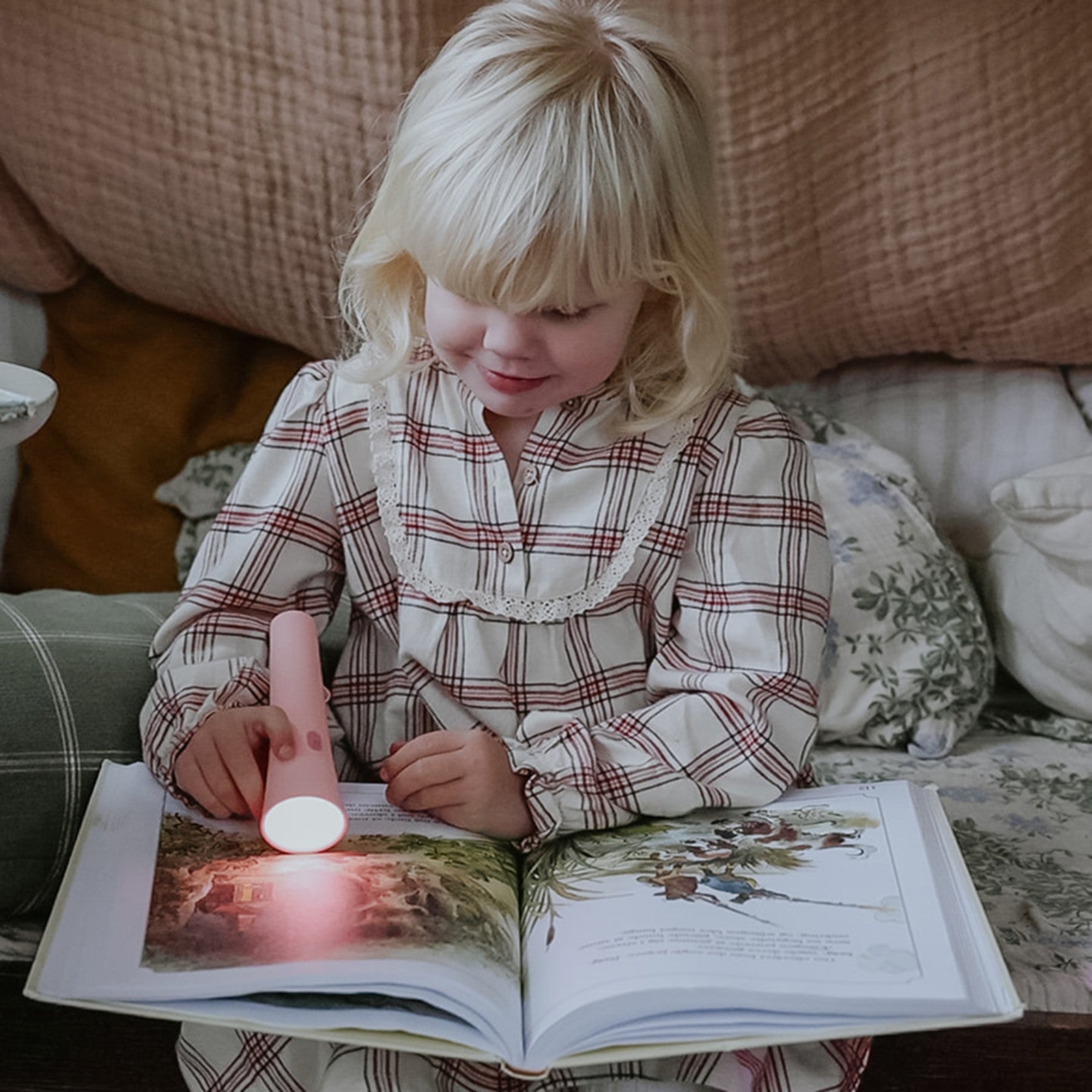 Lampe de poche à intensité variable Rose