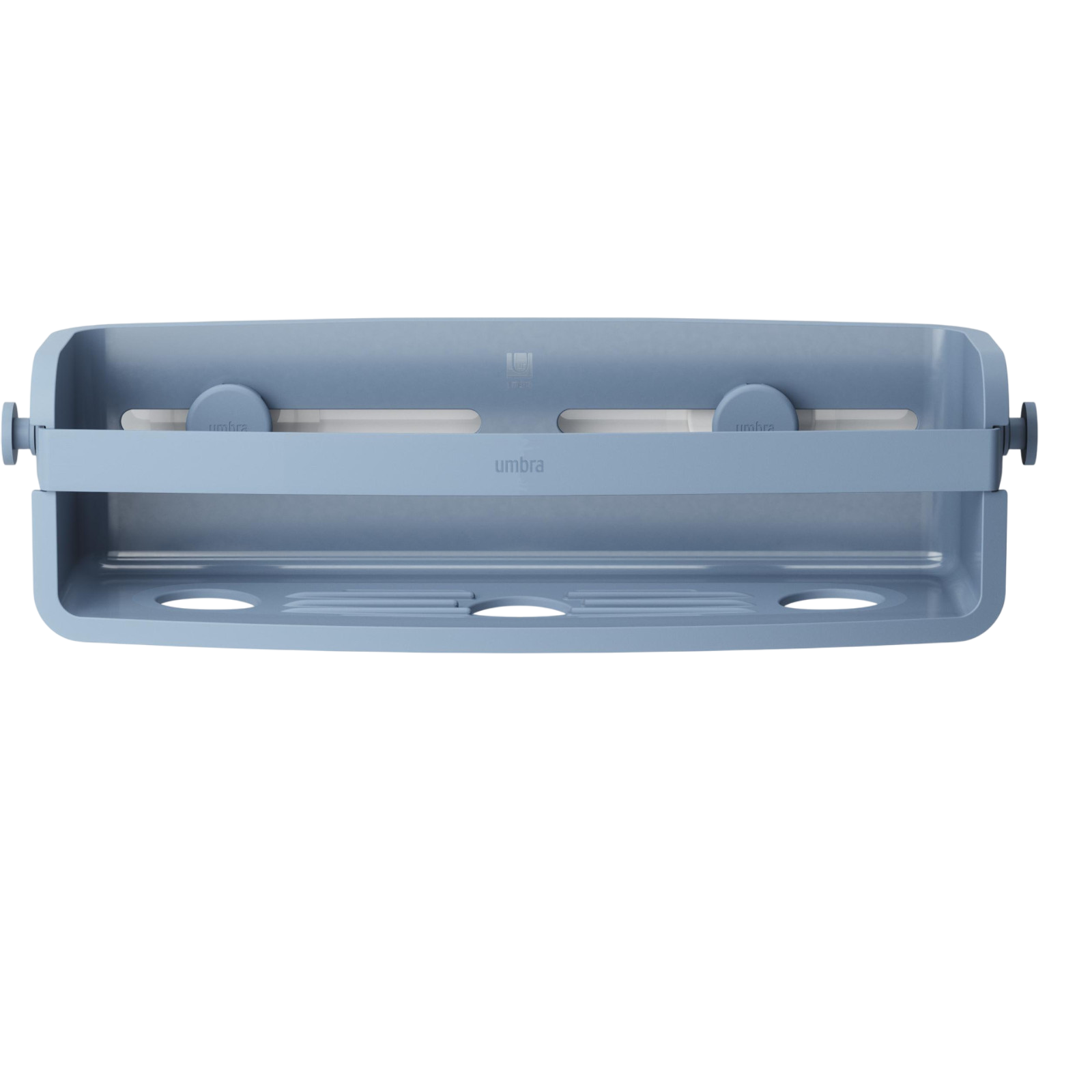 Umbra Support de produit de douche Flex Adhesive bleu
