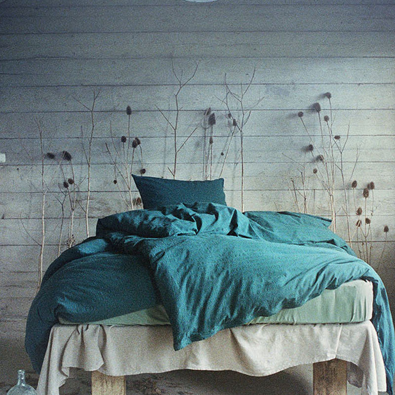 KEMERI housse de couette ocean green 200x210 cm