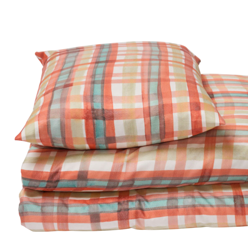 DUNWICH Taie d'oreiller dark brick 65x65 cm