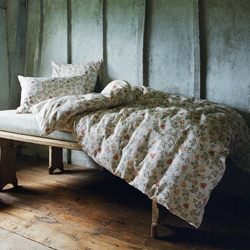 YOXFORD Duvetbezug  white/eucalyptus 200x210 cm