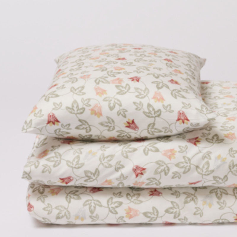 YOXFORD cushion cover white/eucalyptus 65x100 cm