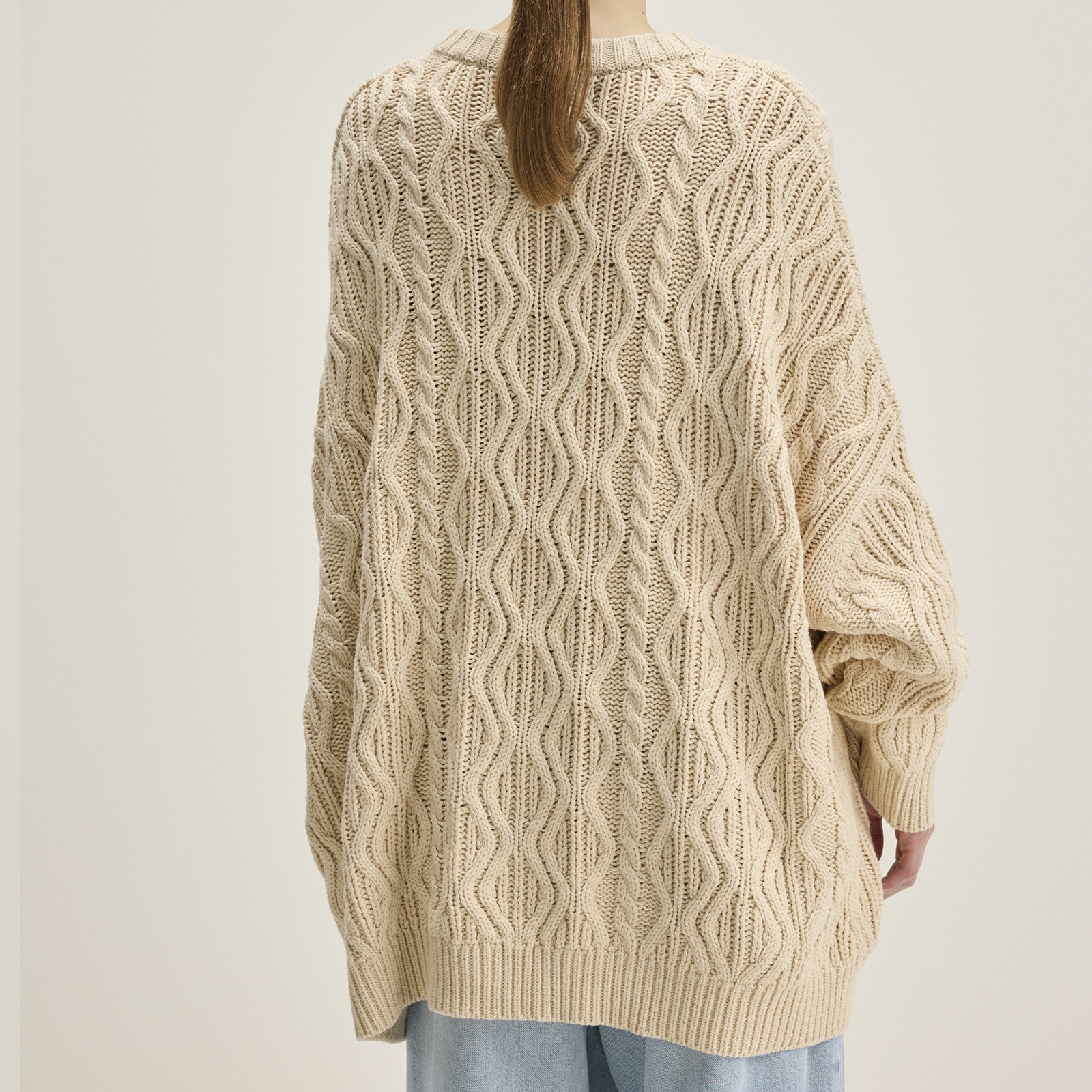 Pull-over en tricot Gesk Ivory