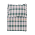 Housse de couette Lyn vert foncé/lavande