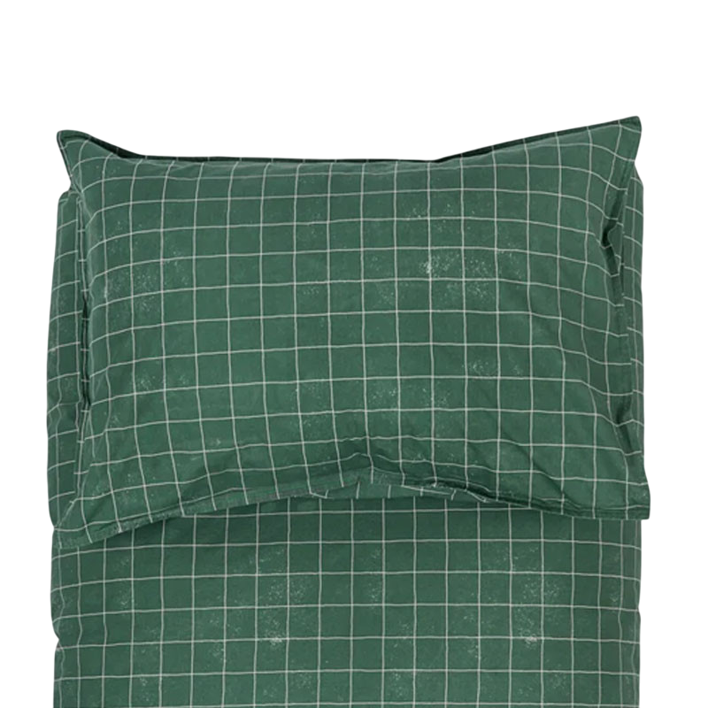 Vito taie d'oreiller vert foncé lavande 50x70 cm