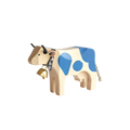 Trauffer Vache 1 debout bleu