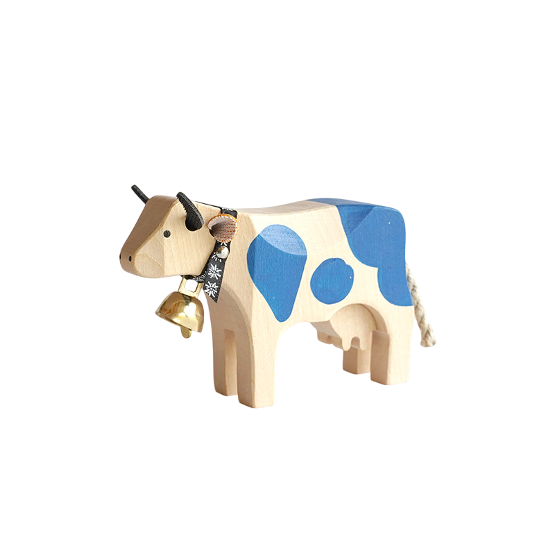 Trauffer Kuh 1 stehend Blau