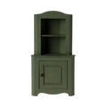 Maileg mouse corner cabinet dark green