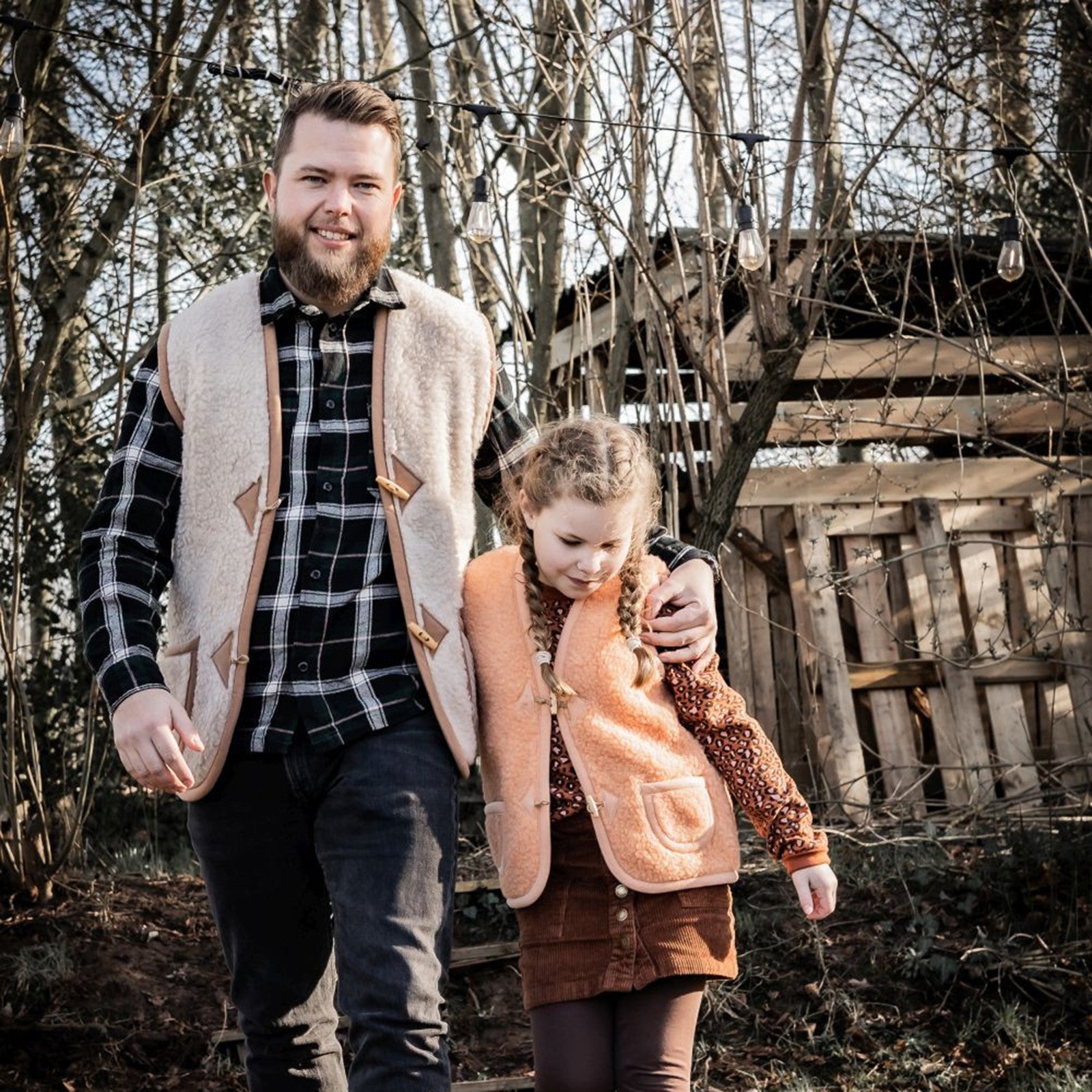 Adult Weste Alpen Beige