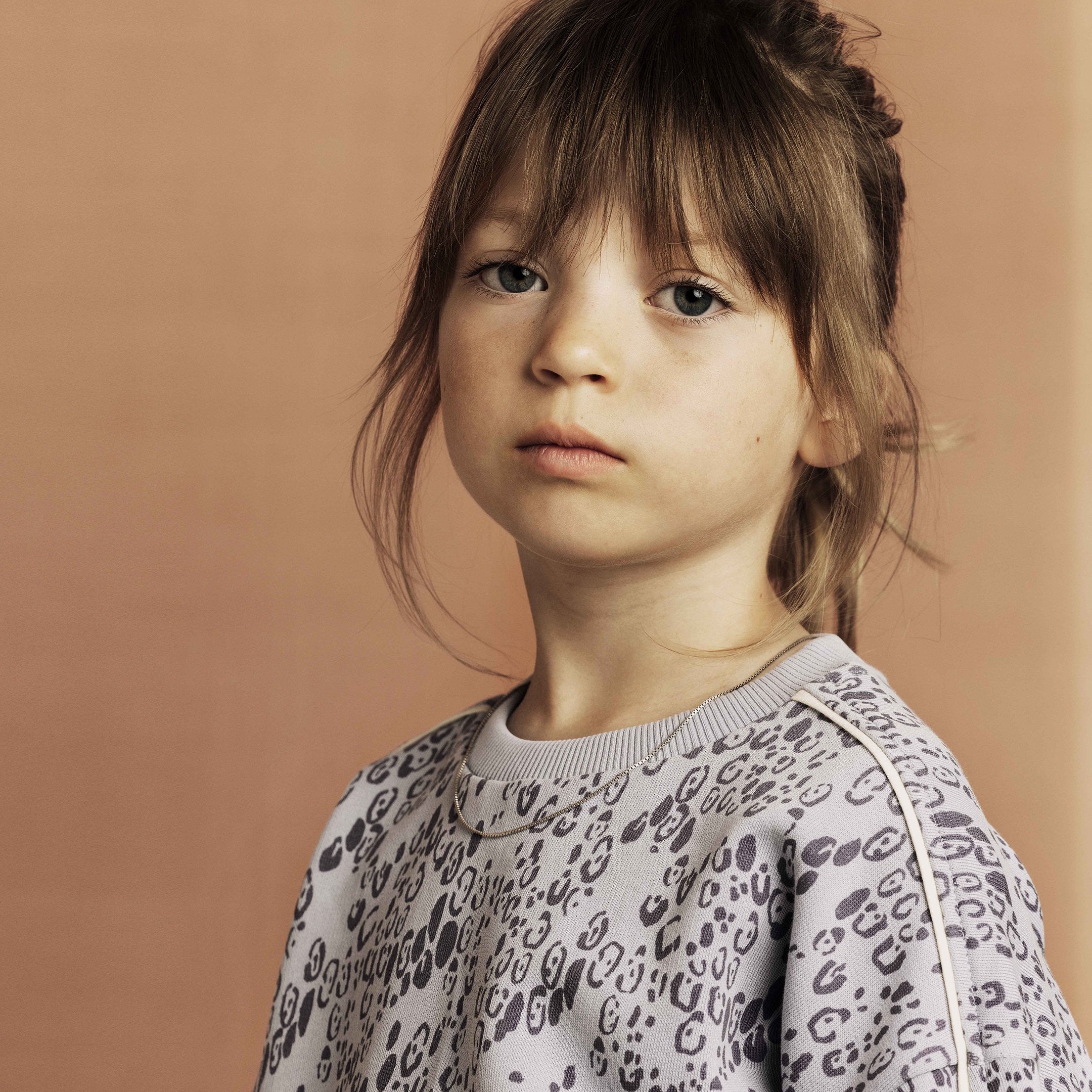 Sweatshirt Mini Leopard Purple