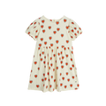 Kleid Outlined Hearts Offwhite