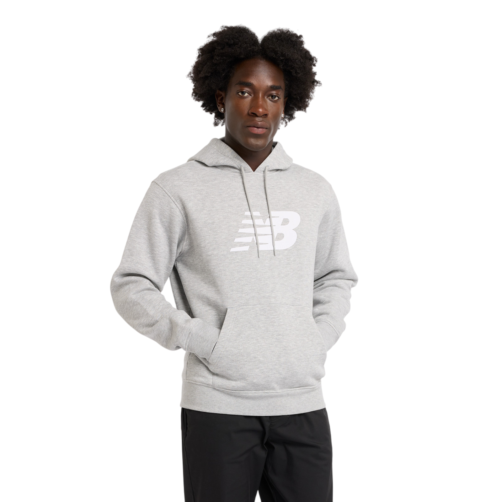 Pullover Sport Core Brushed Hoodie athletic gray