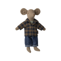Maileg Maus Papa Hellbraun
