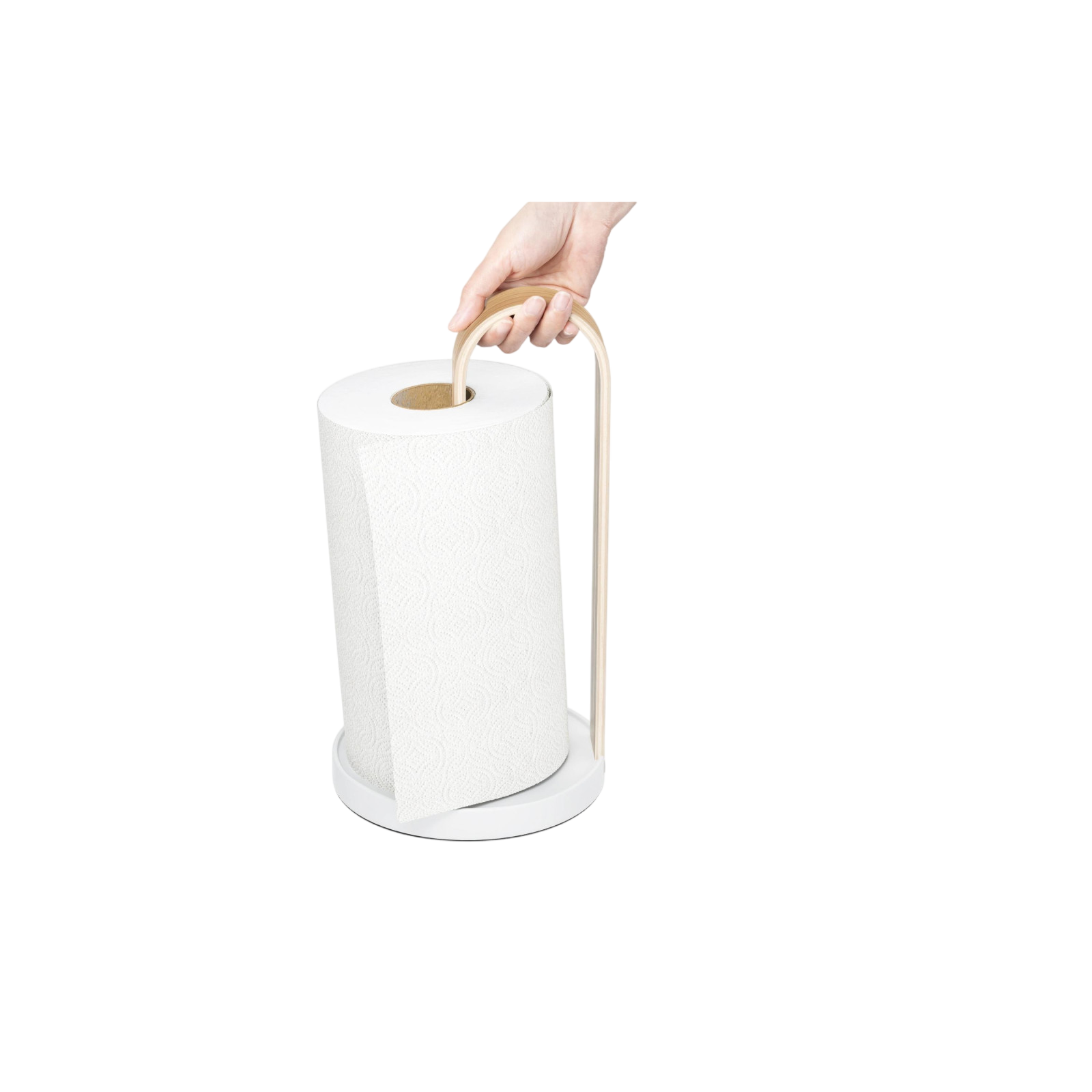 Umbra kitchen roll holder Bellwood Nature/White