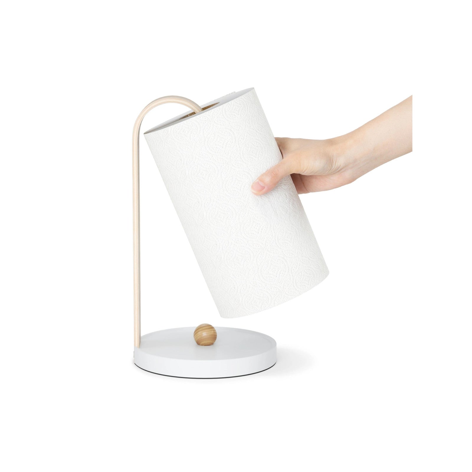 Umbra kitchen roll holder Bellwood Nature/White