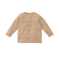 Baby long-sleeved shirt UVP 50+ Leopard Brown