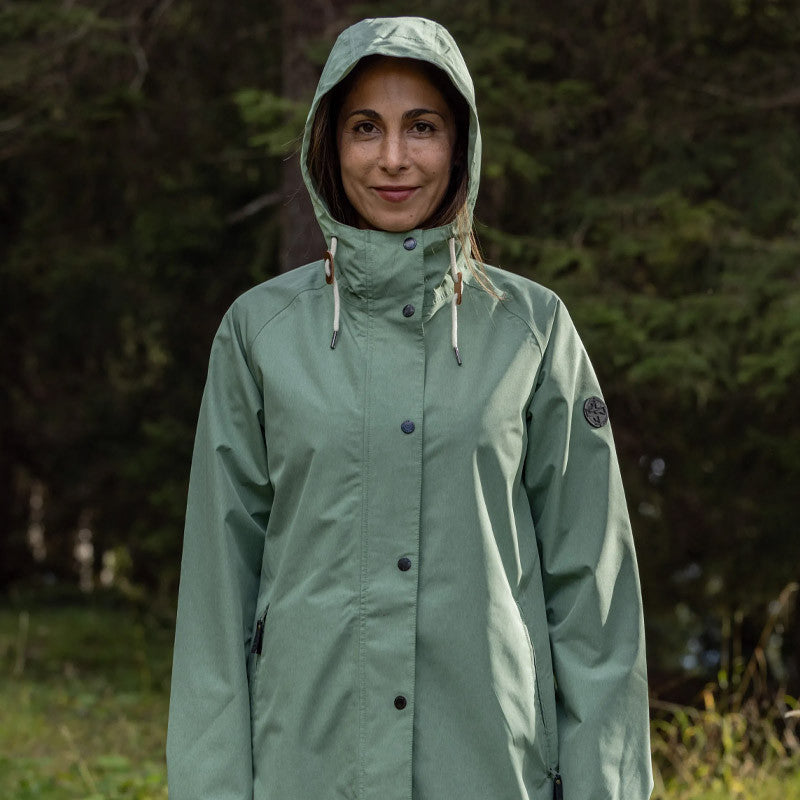 Manteau de pluie pour femme Travelcoat hedge green