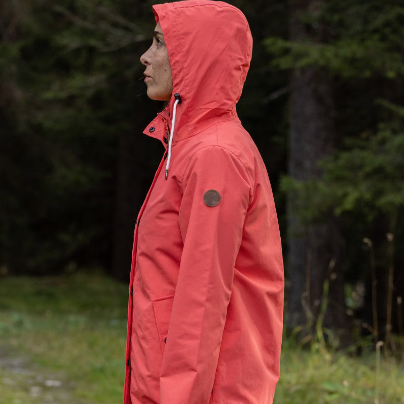 Women's raincoat Siti cayenne red