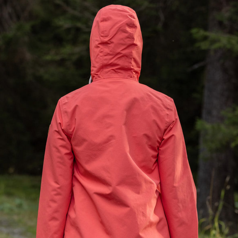Women's raincoat Siti cayenne red