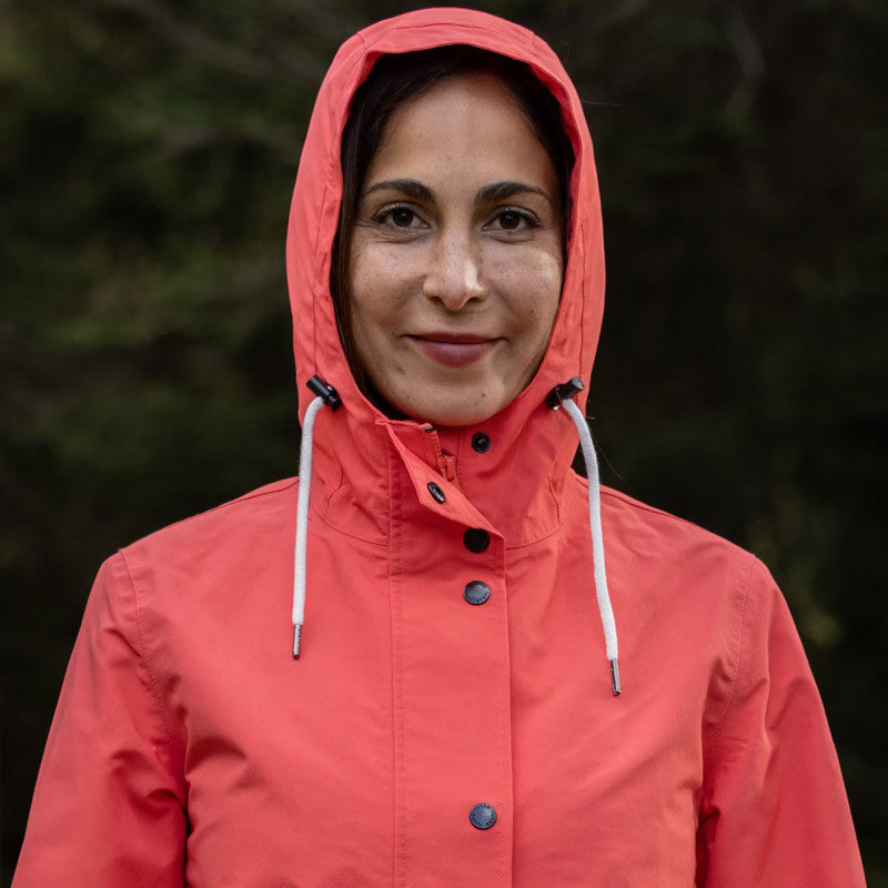 Women's raincoat Siti cayenne red
