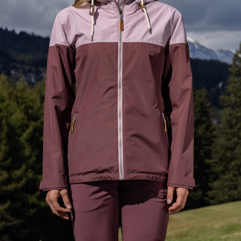 Frauen Regenjacke Nala catawba grape