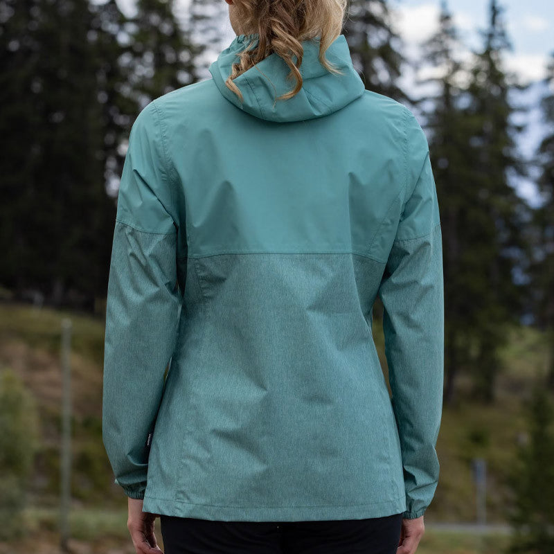Frauen Regenjacke Travellight deep sea