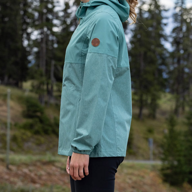 Frauen Regenjacke Travellight deep sea