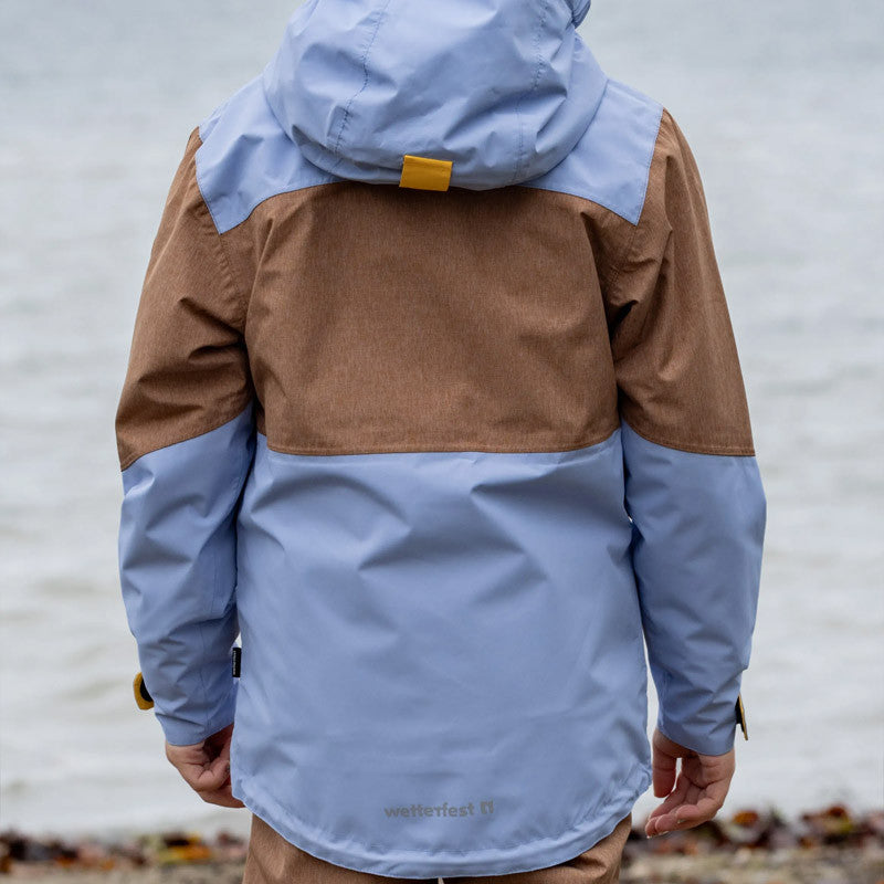 Kids Wynn rain jacket nuthatch mélange