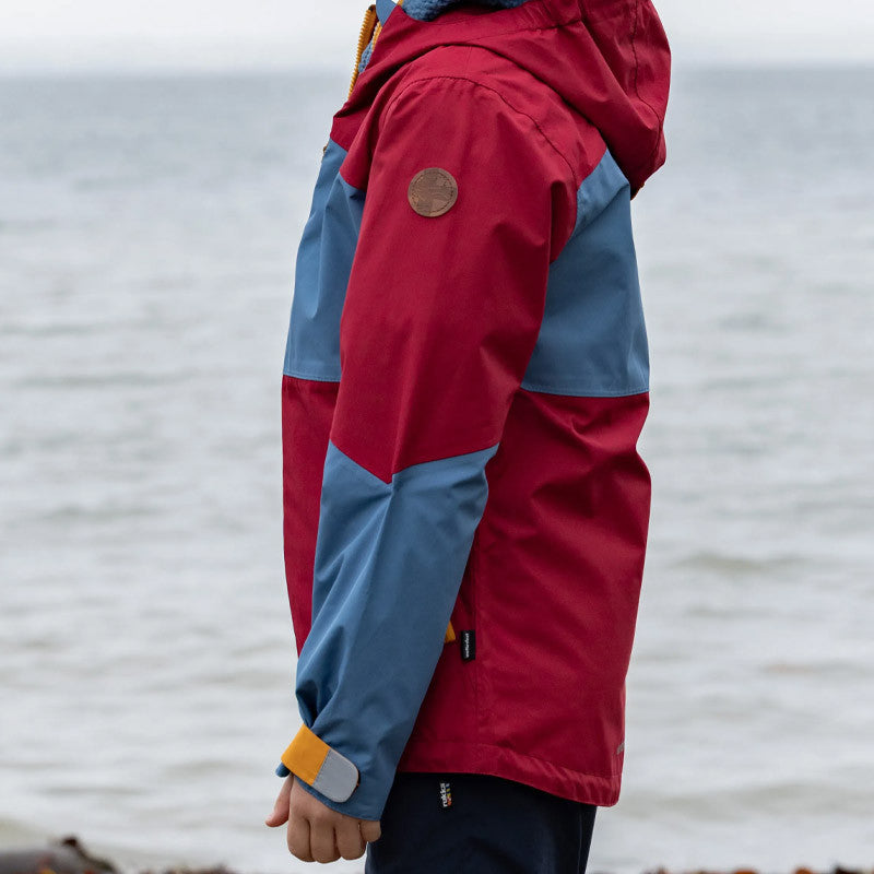 Kinder Wynn Regenjacke rio red
