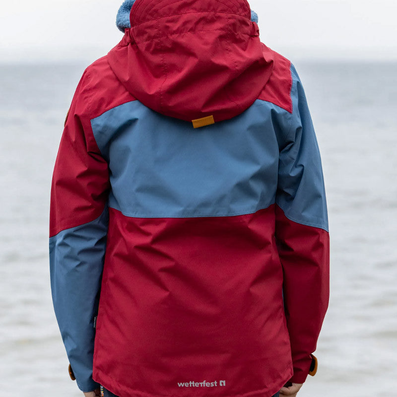 Kinder Wynn Regenjacke rio red