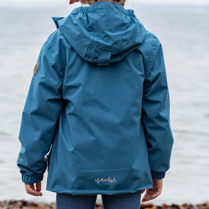 Kids Suri rain jacket indian teal