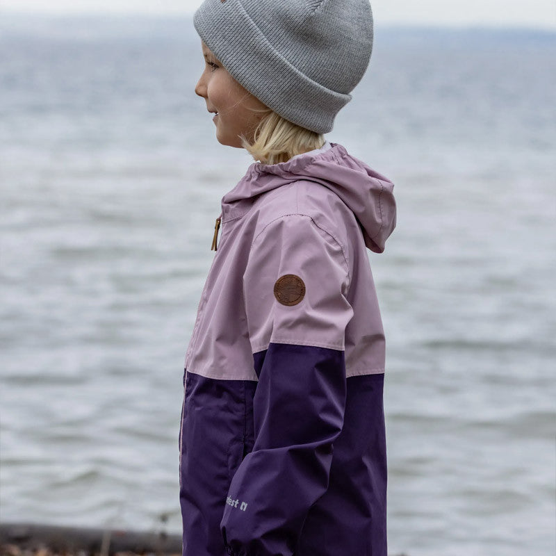 Kinder Travellight Regenjacke mauve shadows