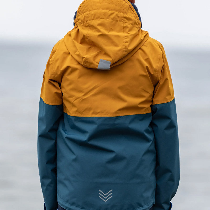 Kids Puck rain jacket inca gold
