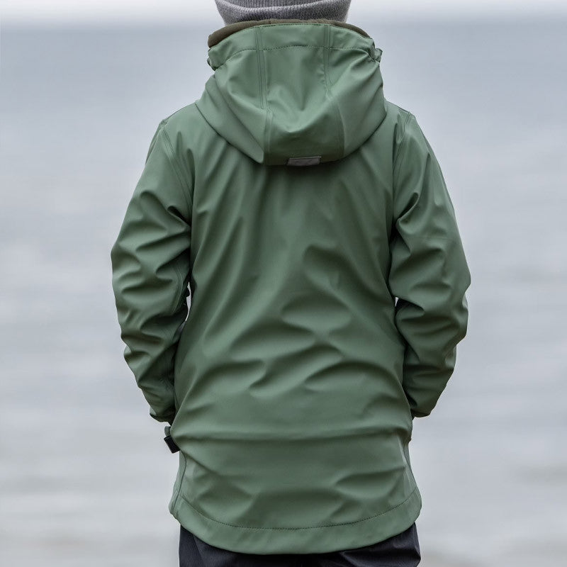 Enfants Jem veste de pluie hedge green