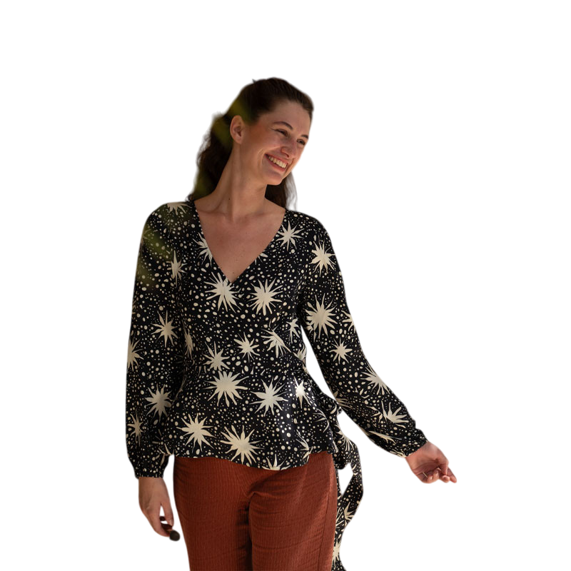 Wickelbluse Bea Constellation