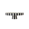 Serving platter Toppu large White Black