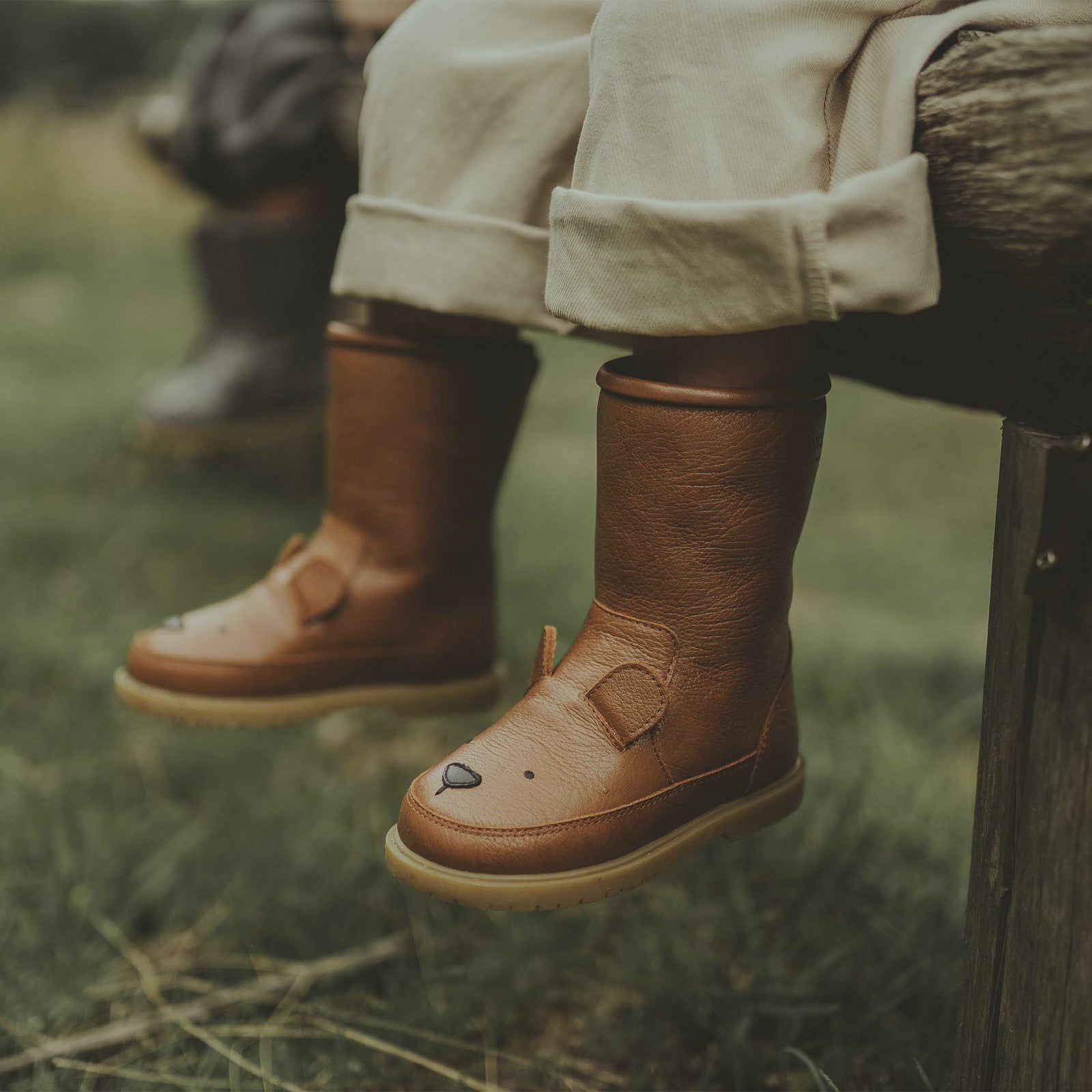 Bottes Wadudu Bear Cognac Leather