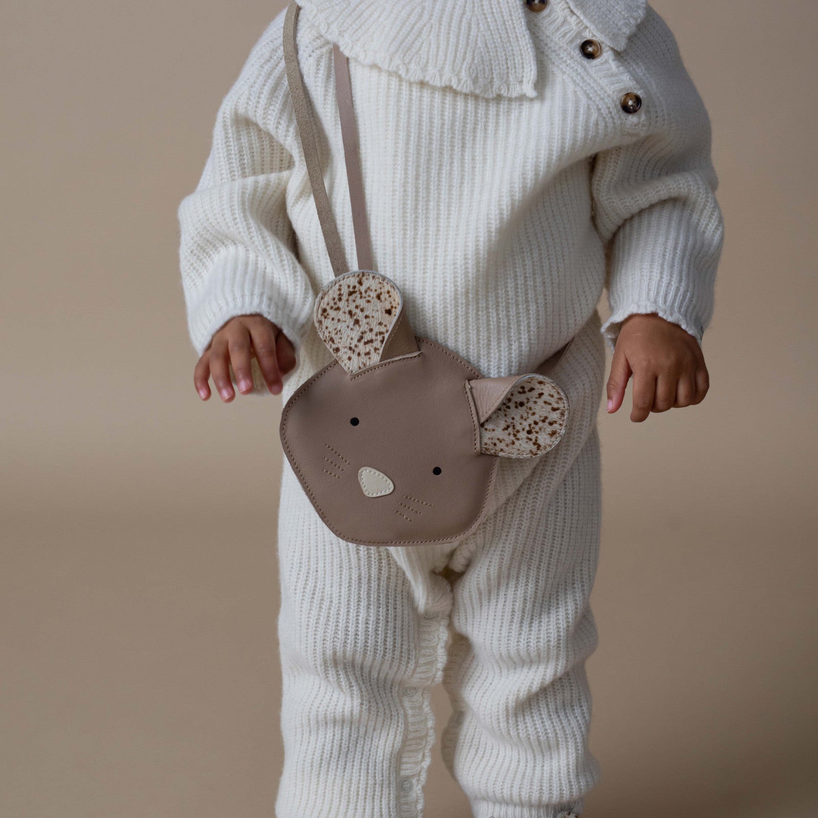 Sac Britta Mouse Praline Leather