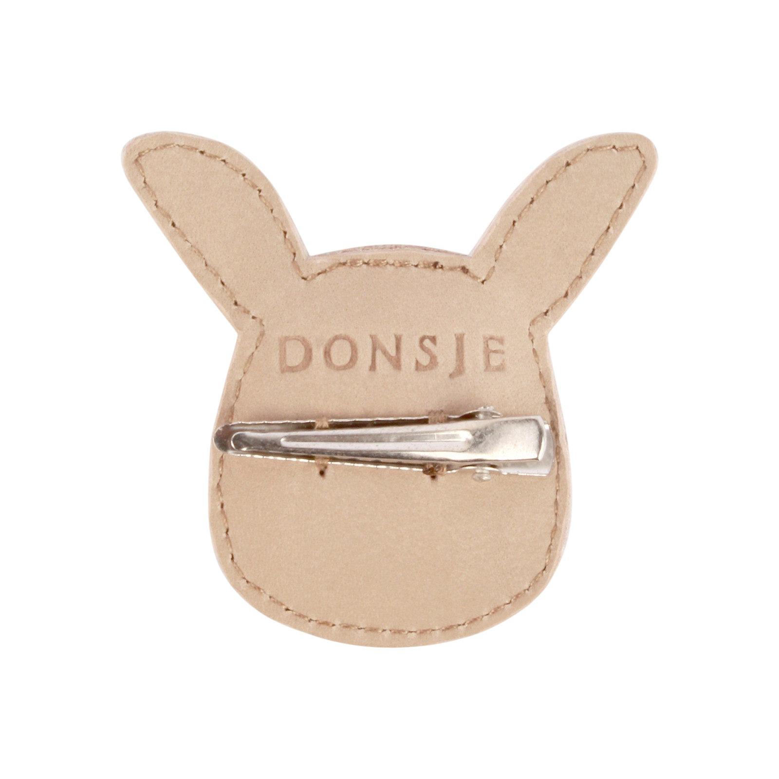 Hair clip Josy Bunny Taupe Nubuck