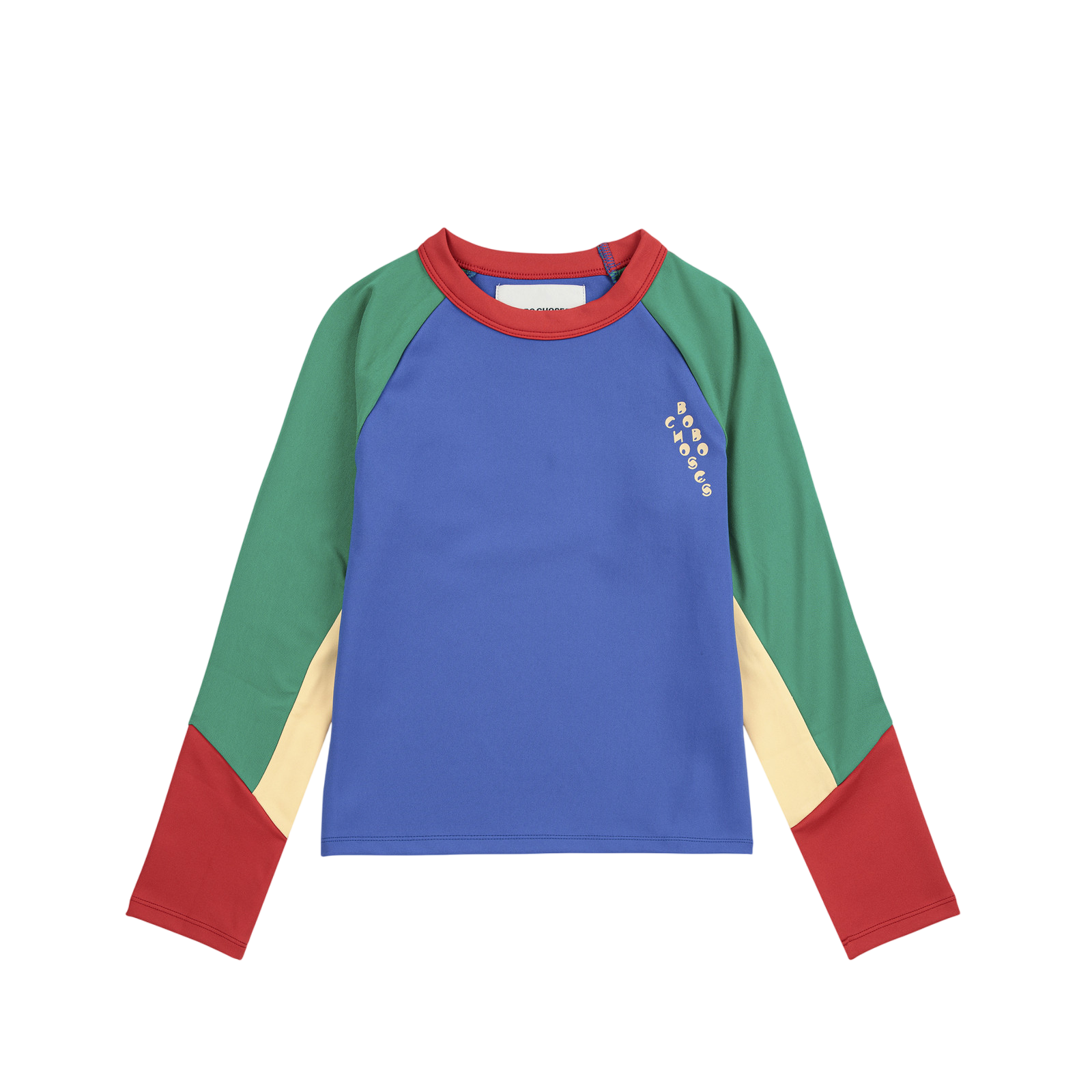 Langarmshirt Sporty Color Block Multicolor