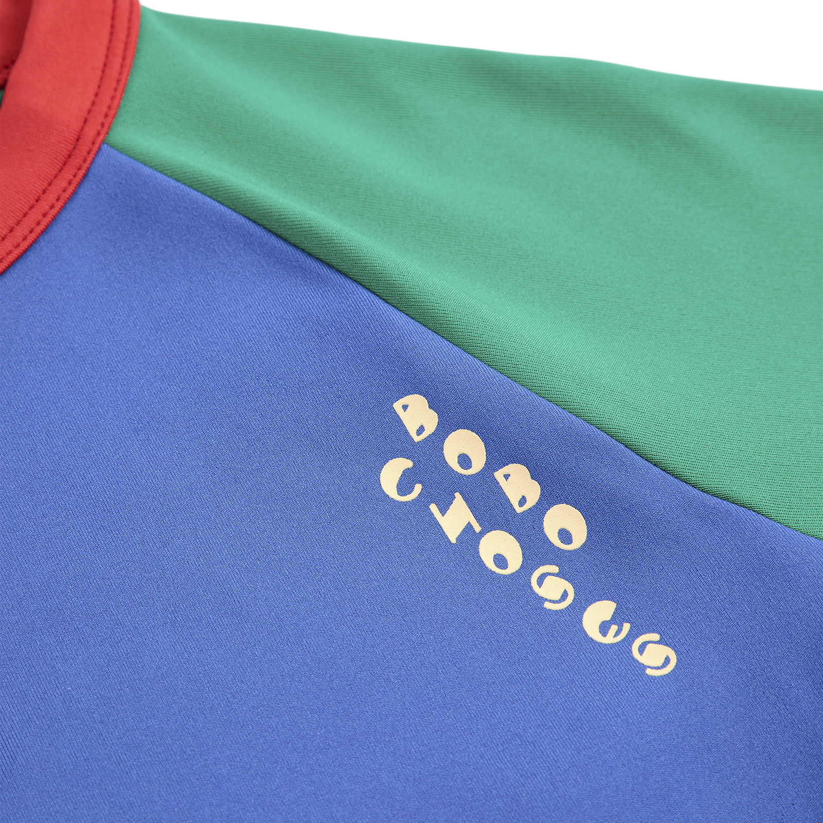 Langarmshirt Sporty Color Block Multicolor