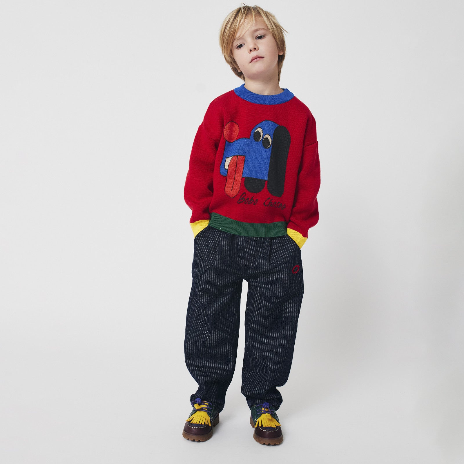 Sweater Doggy Mate Jacquard Red