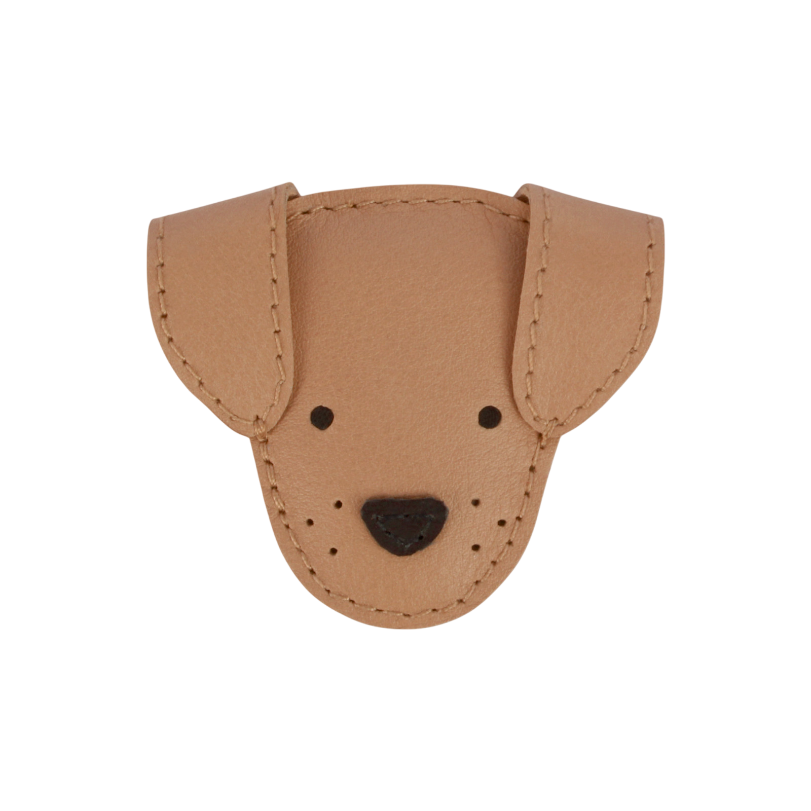 Hair clip Dog Truffle Nubuck