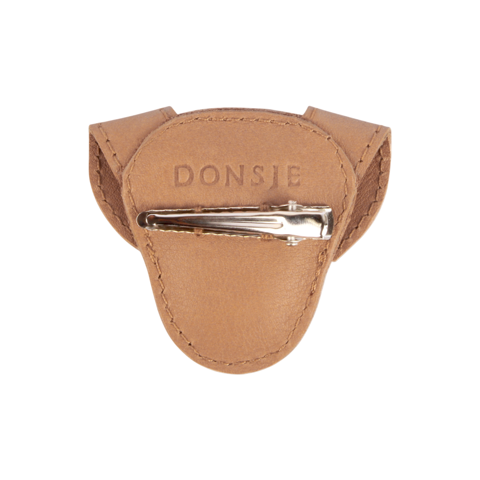 Hair clip Dog Truffle Nubuck