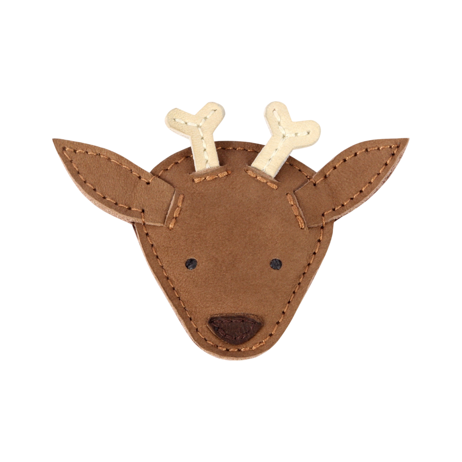 Hair clip Stag Hazelnut Nubuck