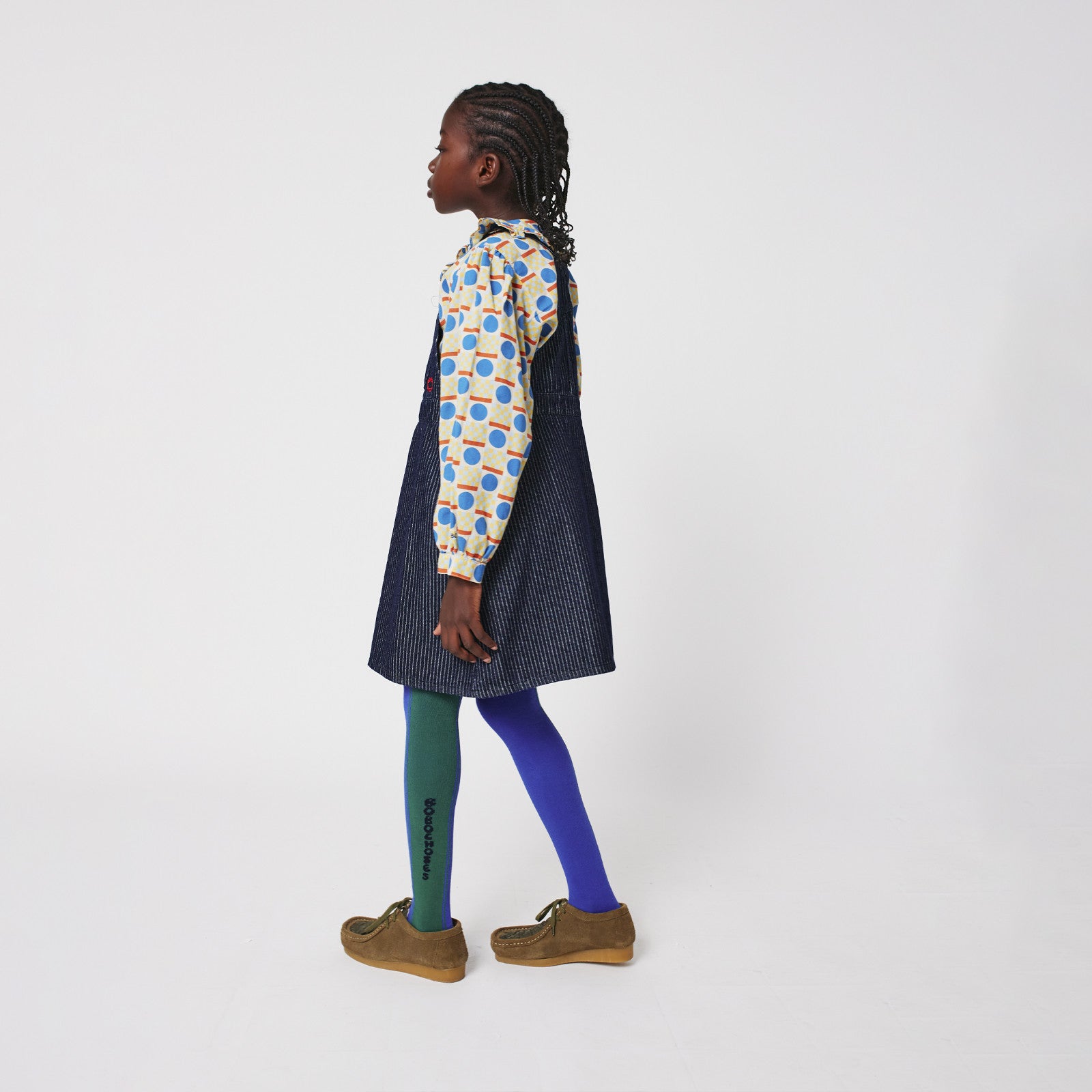 Tights Bobo Choses Color Block Blue