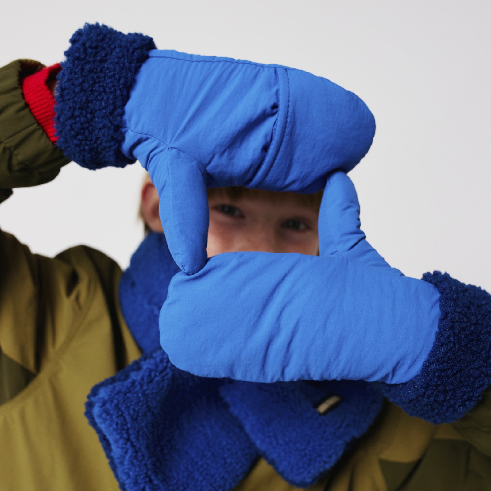 Moufles Bobo Choses Bicolor Blue