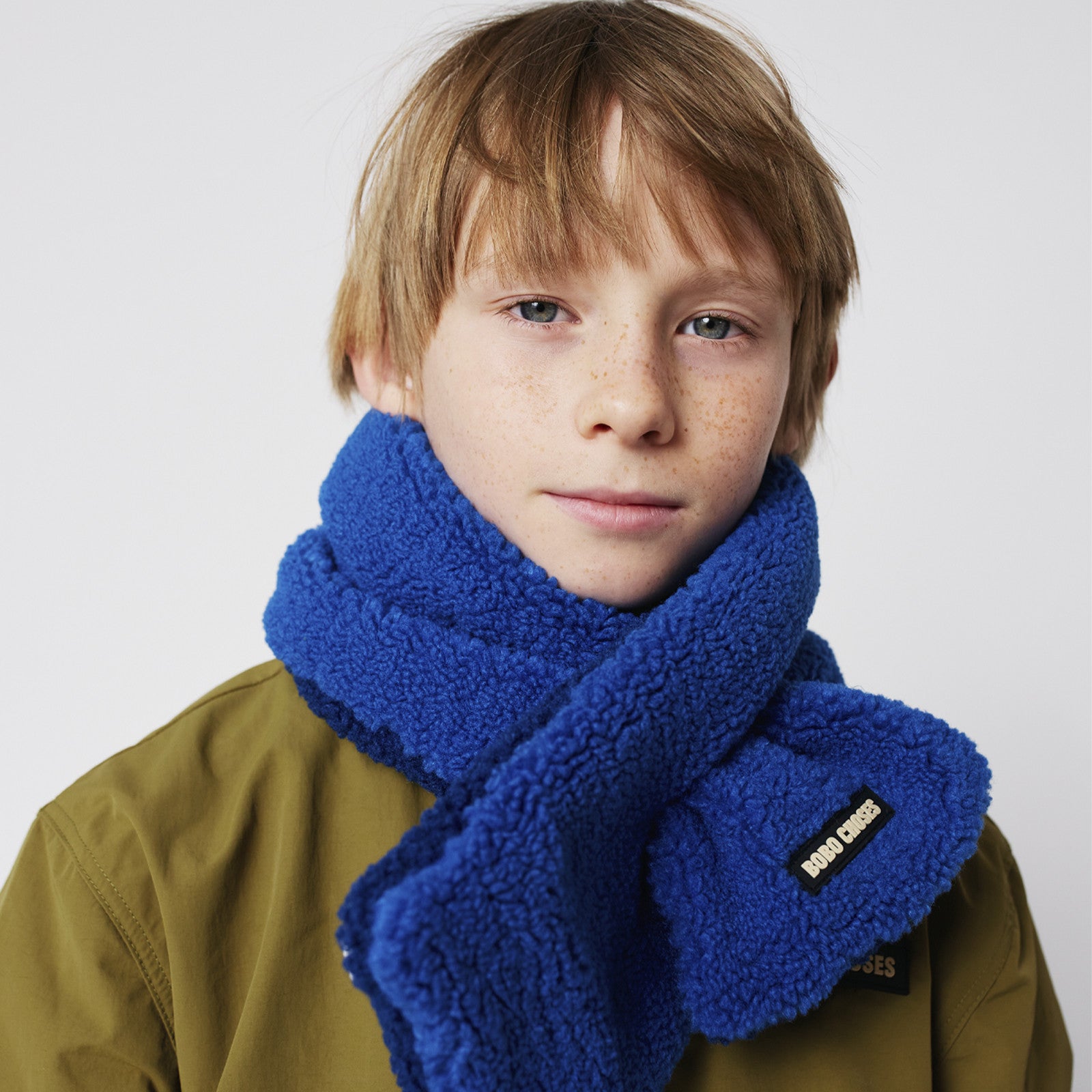 Scarf Bobo Choses Sheepskin Blue