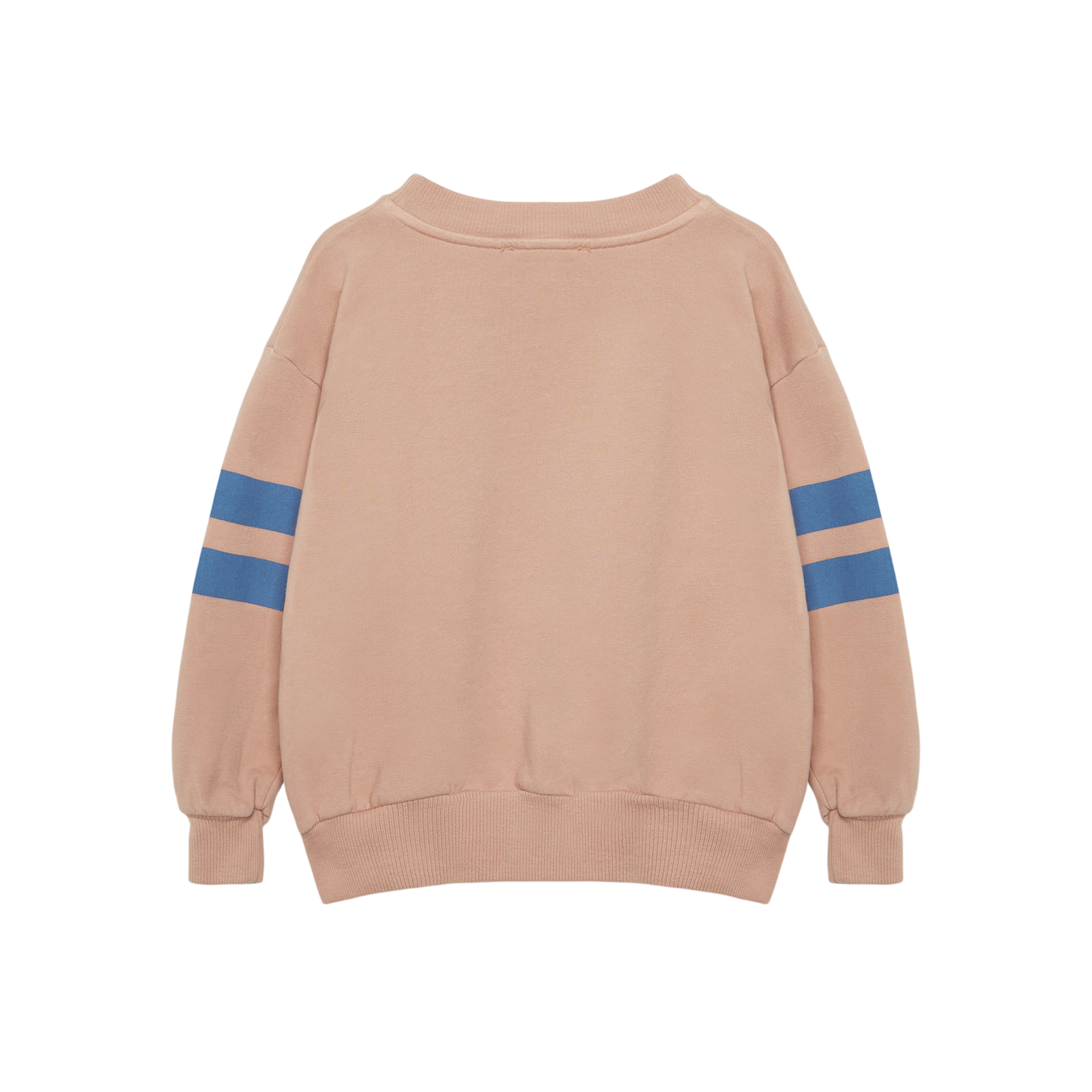 Sweatshirt Blue Dog Stripes Pouder Pink