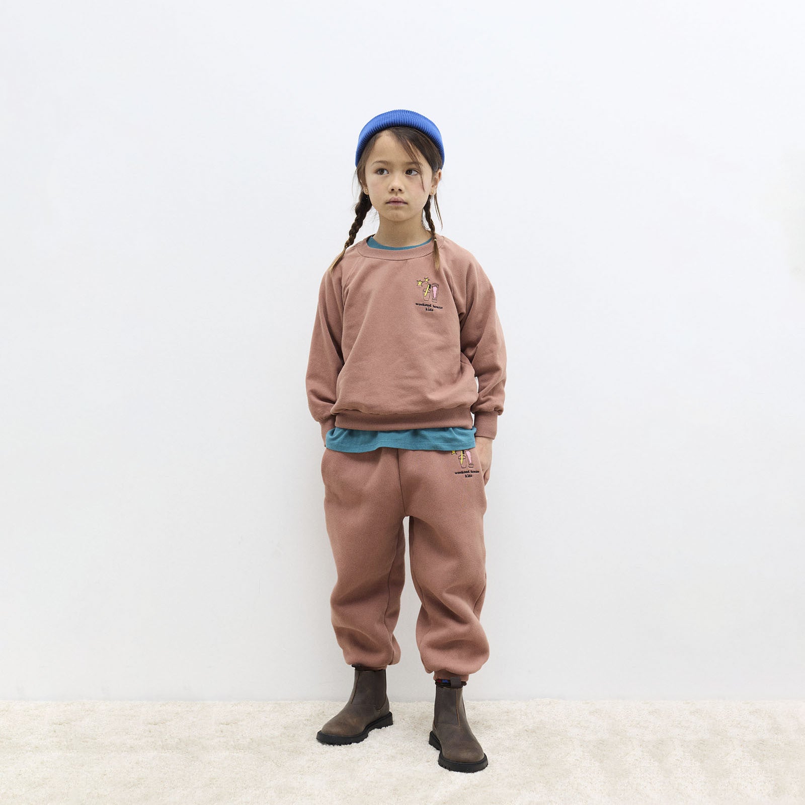 Sweat-shirt Toothbrush rose poussiéreux